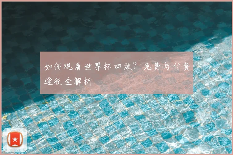 如何观看世界杯回放？免费与付费途径全解析