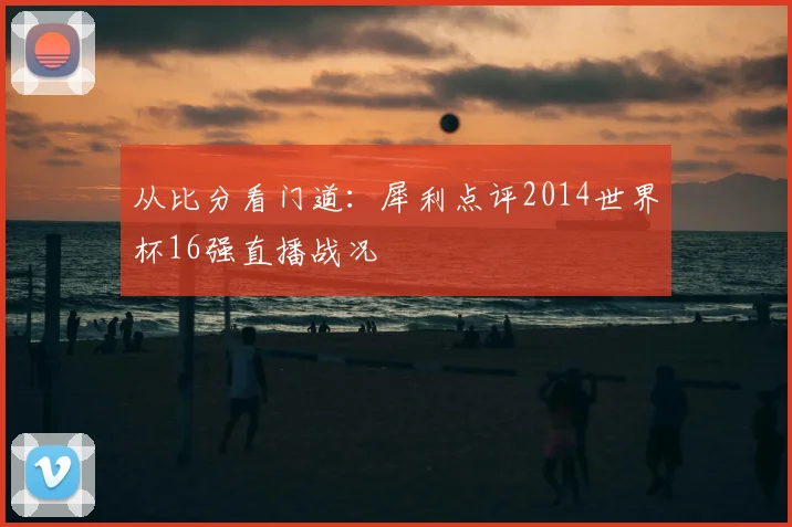 从比分看门道：犀利点评2014世界杯16强直播战况