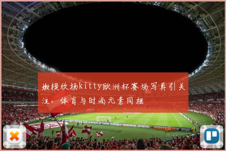 嫩模欣杨kitty欧洲杯赛场写真引关注,体育与时尚元素同框