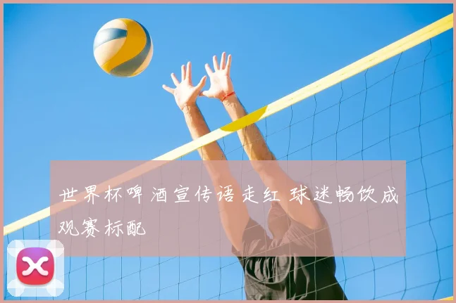 世界杯啤酒宣传语走红 球迷畅饮成观赛标配